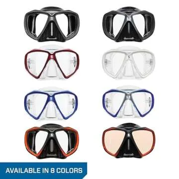 SCUBAPRO Spectra Scuba Mask - Dual Lens Comfort & Style