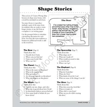 Creative Writing Ideas Workbook for Grades 2-4