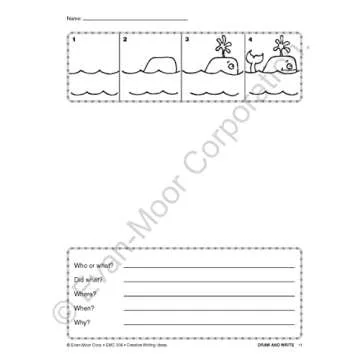 Creative Writing Ideas Workbook for Grades 2-4