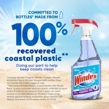 Windex Ammonia-Free Glass Cleaner with Crystal Rain Scent