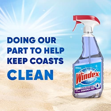 Windex Ammonia-Free Glass Cleaner with Crystal Rain Scent
