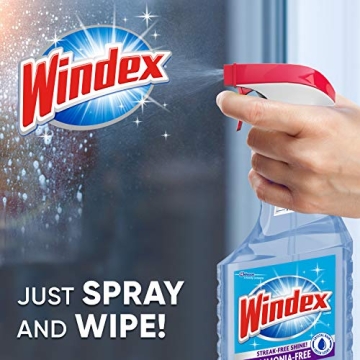 Windex Ammonia-Free Glass Cleaner with Crystal Rain Scent