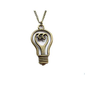 Captivating Large Light Bulb Necklace for Bright Ideas