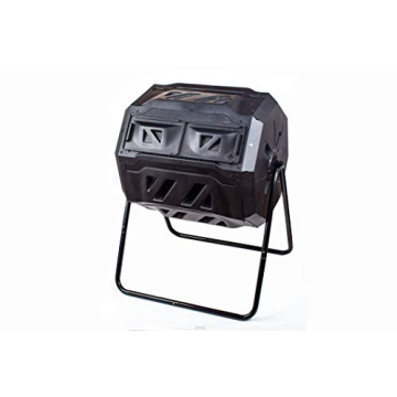 MaxWorks 80699 Compost Bin Tumbler 42 Gallon Dual Chamber