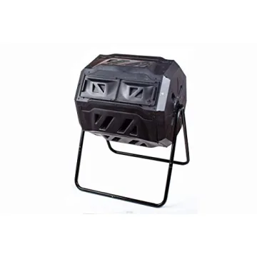 MaxWorks 80699 Compost Bin Tumbler 42 Gallon Dual Chamber