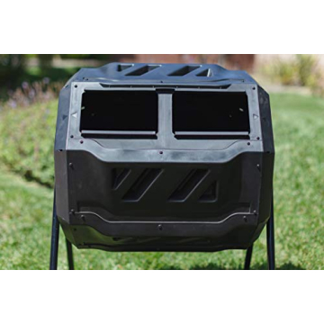 MaxWorks 80699 Compost Bin Tumbler 42 Gallon Dual Chamber