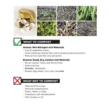 MaxWorks 80699 Compost Bin Tumbler 42 Gallon Dual Chamber