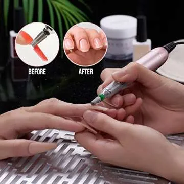 Makartt Stephanee Nail Drill Rechargeable Professional 35000RPM