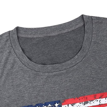 HRIUYI Women's 4th of July American Flag Tank Top - Soft Cotton