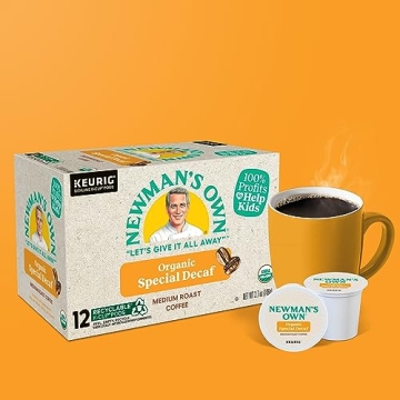 Decaf Coffee K-Cup Pods - Newman's Own, 72 Count