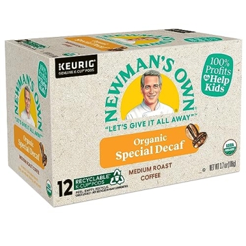 Decaf Coffee K-Cup Pods - Newman's Own, 72 Count
