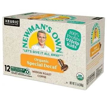 Decaf Coffee K-Cup Pods - Newman's Own, 72 Count