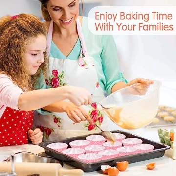 Vibrant Polka Dot Cupcake Liners, 100ct Non-Stick Baking Cups