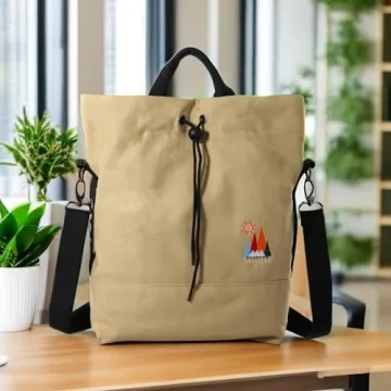 Stylish Women Canvas Shoulder Bag with Unique Embroidery