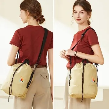 Stylish Women Canvas Shoulder Bag with Unique Embroidery