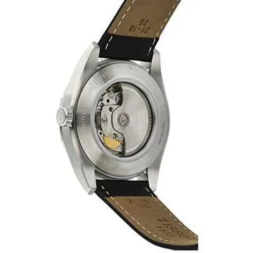 Tissot mens Gentleman Stainless Steel Dress Watch Black T1274071605100