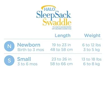 HALO Muslin Sleepsack Swaddle for Newborn Comfort and Safety