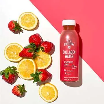 Vital Proteins Strawberry Lemonade Collagen Water, 12-Pack