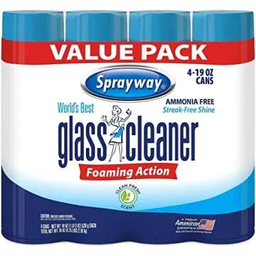 A Product of Sprayway Glass Cleaner (19oz, 4pk.)