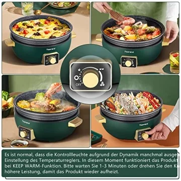 Topwit Shabu Shabu Pot 5L with Adjustable Power Control