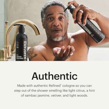 MANSCAPED® 2 In 1 Shampoo & Conditioner, UltraPremium Formula Infused with Sea Kelp, Coconut Water, Aloe for Nourishing and Hydrating Hair (16 oz), 2 Pack