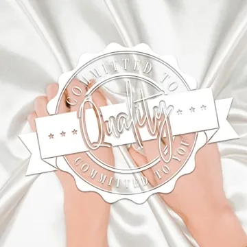 Elegant Comfort Silky and Luxurious 2-Piece Satin Pillowcase Set for Healthier Skin and Hair, Hidden Zipper Closure and Beautifully Packaged, Satin Pillowcase Set, Standard/Queen, Cream