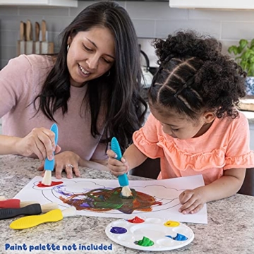 READY 2 LEARN Triangle Grip Paint Brushes for Toddlers