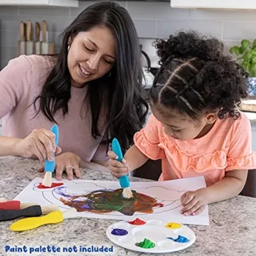 READY 2 LEARN Triangle Grip Paint Brushes for Toddlers