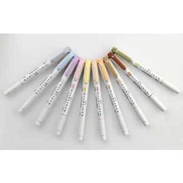 Zebra Pen Mildliner Double Ended Highlighter Set with No Bleed