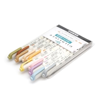 Zebra Pen Mildliner Double Ended Highlighter Set with No Bleed