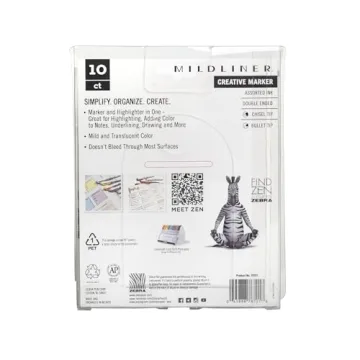 Zebra Pen Mildliner Double Ended Highlighter Set with No Bleed