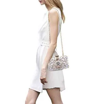 Clocolor Crystal Clutch Purse for Stunning Evenings