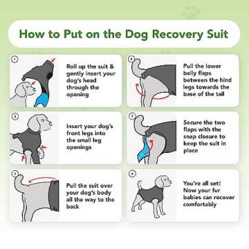Comfortable Recovery Suit for Dogs - Suitical Large