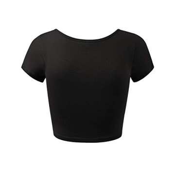 Stylish Women's Cotton Scoop Neck Crop Tops for All Occasions