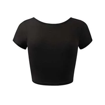 Stylish Women's Cotton Scoop Neck Crop Tops for All Occasions