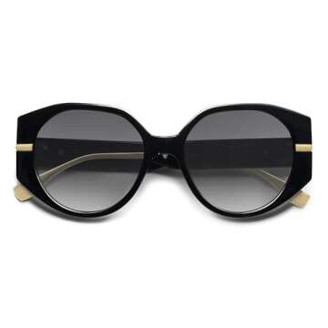 SOJOS Trendy Round Sunglasses for Women UV400 Protection