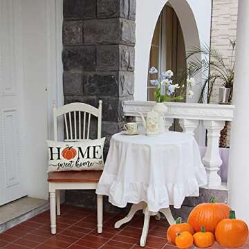 Ogiselestyle Pumpkin Fall Lumbar Pillow Cover