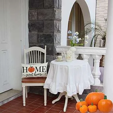 Ogiselestyle Pumpkin Fall Lumbar Pillow Cover