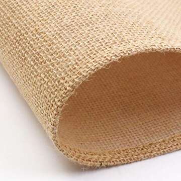 HiGift 4 Pack Blank Burlap Garden Flag - Personalized DIY Outdoor Decor