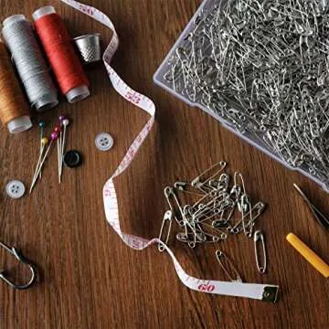 2000Pieces -Safety Pins, 1.1 inch 28mm Safety Pins Bulk Metal .Small Safety Pins Sewing Accessories Kit for Baby Clothing Jewelry Making