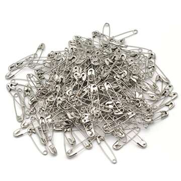 2000Pieces -Safety Pins, 1.1 inch 28mm Safety Pins Bulk Metal .Small Safety Pins Sewing Accessories Kit for Baby Clothing Jewelry Making