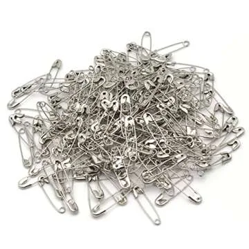 2000Pieces -Safety Pins, 1.1 inch 28mm Safety Pins Bulk Metal .Small Safety Pins Sewing Accessories Kit for Baby Clothing Jewelry Making