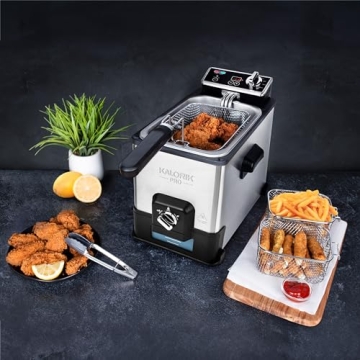 Kalorik Pro 4.2 Quart Deep Fryer with Oil Filtration