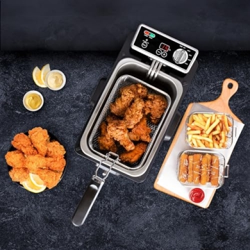 Kalorik Pro 4.2 Quart Deep Fryer with Oil Filtration
