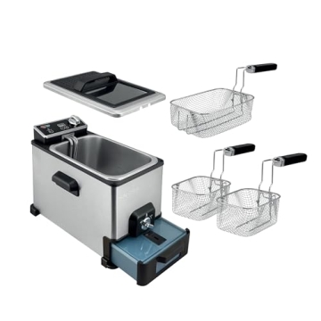 Kalorik Pro 4.2 Quart Deep Fryer with Oil Filtration