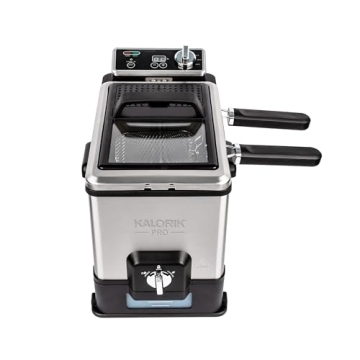 Kalorik Pro 4.2 Quart Deep Fryer with Oil Filtration