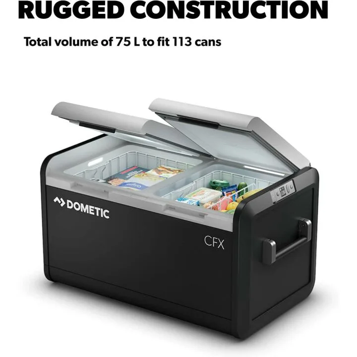 Dometic CFX3 75L Portable Fridge & Freezer - Versatile Power
