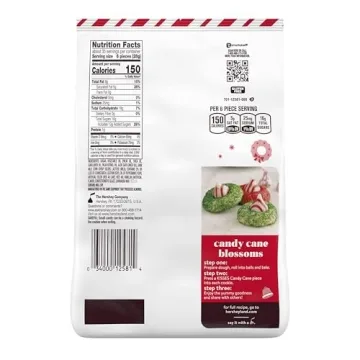 HERSHEY'S KISSES Candy Cane Flavored Bulk Bag 34.88 oz
