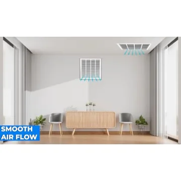 HVAC 22x18 Steel Return Air Filter Grille for Home Decor