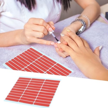 Natudeco 10 Sheet Nail Art Tape - Double-Sided for Salon Use